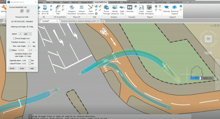 Bicycle-Swept-Path-Analysis